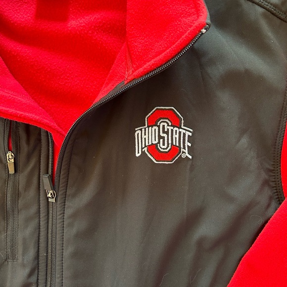Ohio State full zip men’s fleece jacket. Excellent condition. XL - Picture 3 of 4